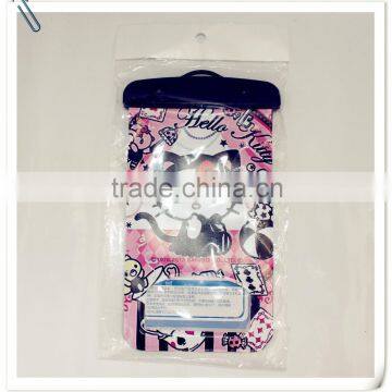 hello kitty waterproof cell phone bag