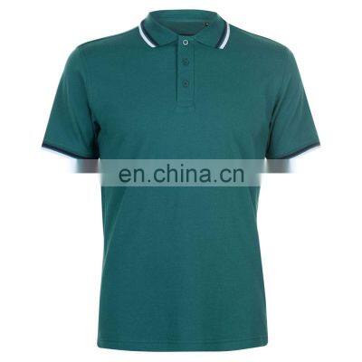 High Quality Cotton Casual Customized Uniform Plain Golf Blank T Shirt Mens Polo Shirts With Logo