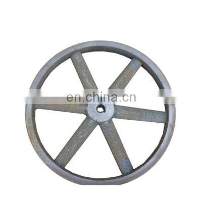 custom made ductile iron cast hand wheel for machine