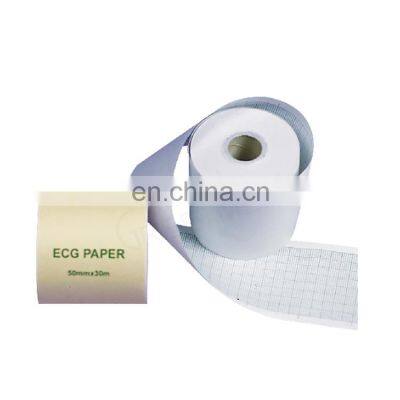 Ecg thermal paper 12 6 3 lead 100 110mm roll ecg paper for ecg