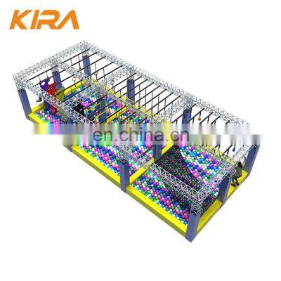 Hot Sale High Quality Different Style Kids Play Indoor Playground Equipment Ninja Warrior Obstacle Course for Kids photo-3