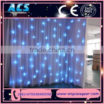 ACS led star cloth curtain ,LED RGB Backdrop for DJ Equipment