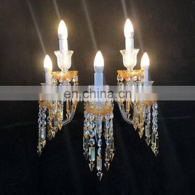 Decorative Lighting Luxury Living Room Crystal Wall Lamp Indoor Modern Bedroom Bedside Lamp