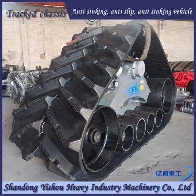 Corn Harvester Modified With Anti Sinking Half Chain Rail Mud Leveling, Stable and Reliable photo-2