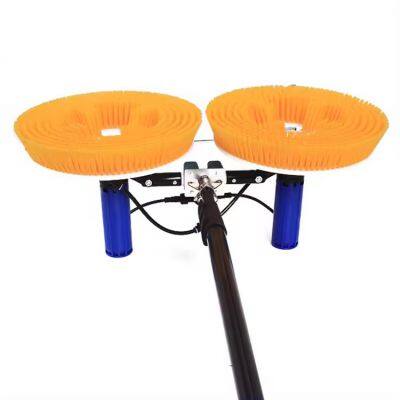 Manufacturer Solar Panel Cleaning Washing Robot Machine Automatic Roller Brush With Double Head Robot photo-3