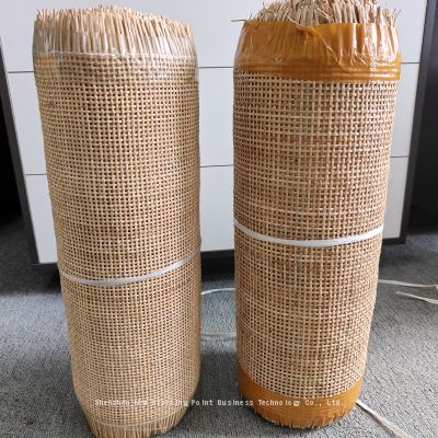 Factory price natural rattan cane weaving mat ture rattan webbing rolls materials for furnitures