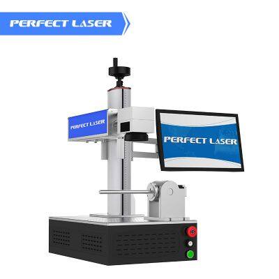 Perfect Laser 20W 30W Portable Tabletop Metal IC Fiber Laser Engraver Etching Marking Machine photo-2