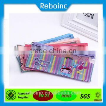 Reboinc-X13 Factory Manufactuer School Student Slider Zipper Pvc Pencil Bag Nylon Zipper Pvc Pencil Bag Quality Choice photo-6
