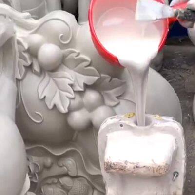 Tin-cured silicone rubber is selected for the manufacturing model of artificial landscape decoration