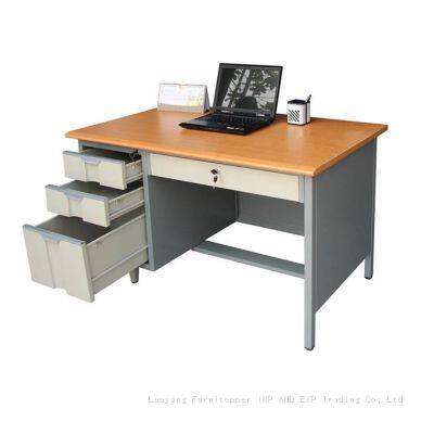 Metal Wood Office Staff Work Desk Writing Desk Computer Table