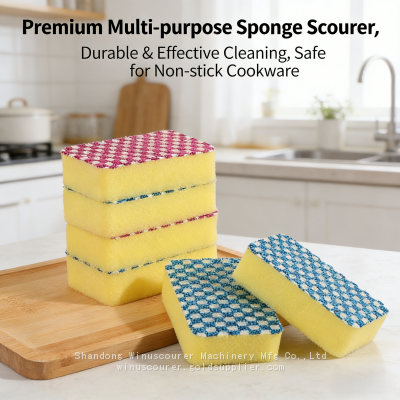 Scrub King Плотные губки для мытья посуды из высокоплотного пены