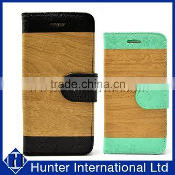 Cheapest Wooden Design Wallet Case For Iphone6G