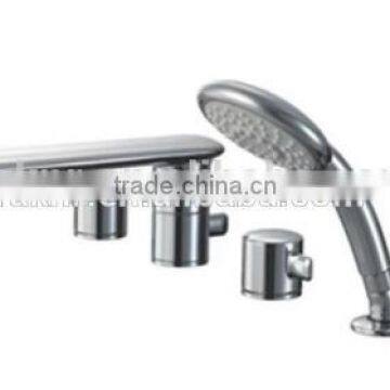 Deck Mounted Four Parts Bathtub Faucet