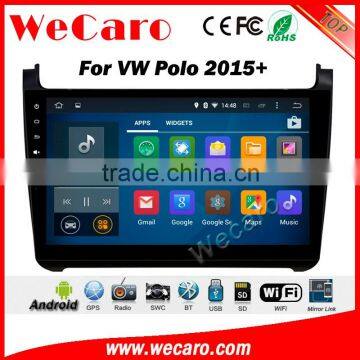 Wecaro WC-VP1056 10.2 inch android 5.1.1 car stereo audio for vw polo gps navigation system 2015 2016 Wifi 3G GPS Radio RDS