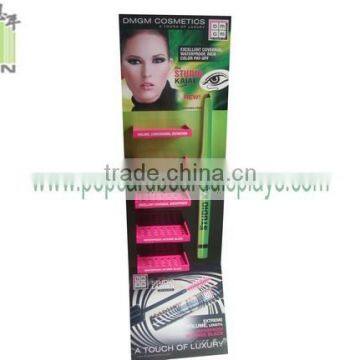 5 layers eyeliner pop cardboard displays with advertising