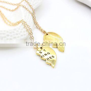 Best Bitches Broken Heart Necklace Pendant Necklace Wholesale photo-4