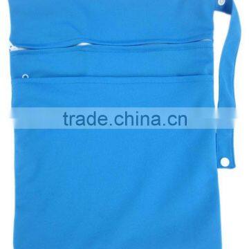 AnAnbay Reusable Baby Cloth Diaper Bags Solid Color Wet Bag photo-3