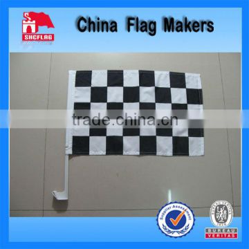 Custom Chequer Race Car Flag For F1 British Grand Prix