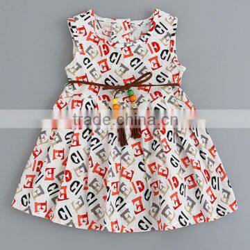 bonnie new model girl dress children girl dress