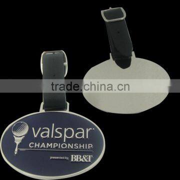 Championship Bag Tag, Make of Zinc Alloy, Round Shape