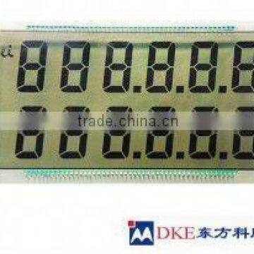 TN LCD display(6*2 digital) segment code