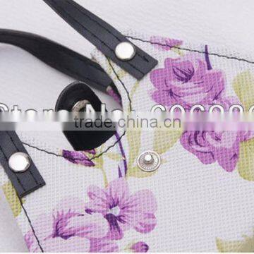 Novelty Design Flower Print Purse Pedicure Sets for Wedding Souvenirs Supply
