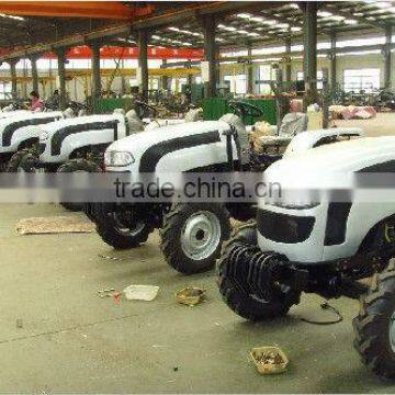 farm tractor 35hp with front loader 4in1 bucket and backhoe,4cylinders,8F+2R shift,with Cabin,snow blade