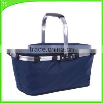 aluminium frame picnic lunch cooler bag High quality folding picnic basket