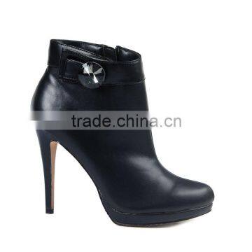 Hot Sale Fashion Women Ankle Boots High Heels Lace up Short Boots Platform Dress Pumps Shoes Size 35-41