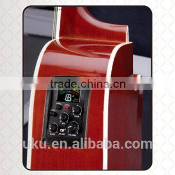 38 Inch Jumbo Wholesale Cheap Cutaway Basswood Acoustic Guitars for Kids photo-2