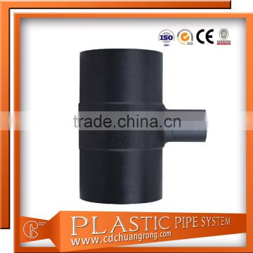 Plastic Fittings HDPE Butt Fusion Reducing Tee