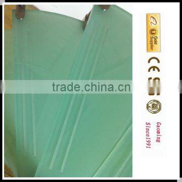 Anti-slip glass tread staircase/glass staircase/non-slip glass staircase