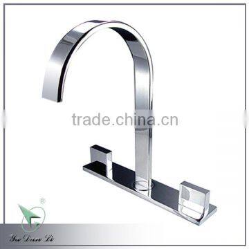 3 hole Lead-Free Brass bathroom basin shower faucet