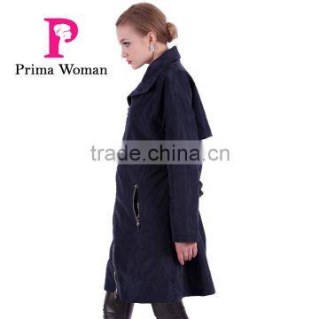 2016 Spring Latest Design Light Fashion Long Women Trench Coat photo-6