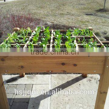 outdoor wooden garden table