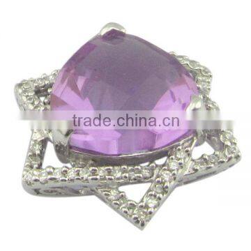 fashion jewelry made in china/silver jewelry pendant five star pendant