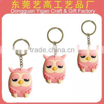 Factory Wholesale 3d Rubber Animal Shape Keychain, Lovely Anime Keyrings photo-2