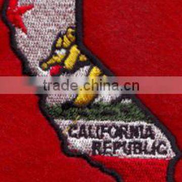 design your own country map embroidery patches custom embroidery patches