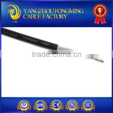 silicone rubber 2 cores cable