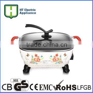 ceramic deep frying pan ceramic bread pan electric hot pan