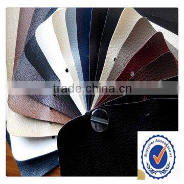 Knitted Backing Pvc Artificial Leather for Sofa D666 photo-4