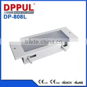 With 3.6V back battery and Wall mounted exit sign and IP20