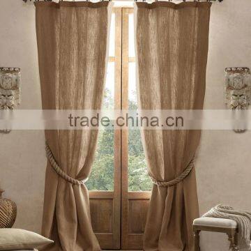 2014 cheap polyester window living room curtains