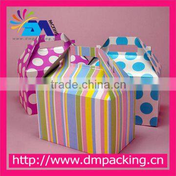 white card customized gift box with colorful printing