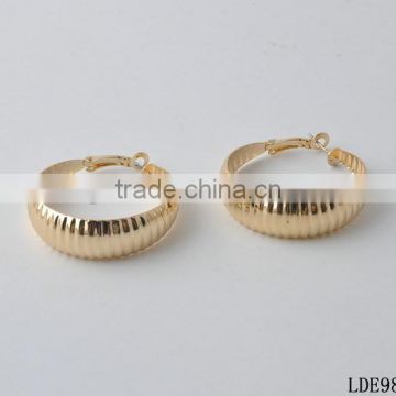 fashion hollow heart wide hoop earring