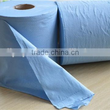 blue centrefeed (centre pull) hand towel