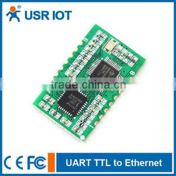 USR-TCP232-S Low Price Tiny Size SMT UART TTL to RJ45/TCPIP/ Ethernet Module Support Smart Virtual COM