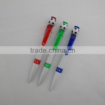 Fancy World cup promotion cheap plastic soccer football pen