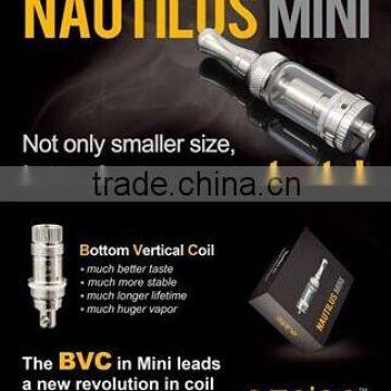 Hot summer item Aspire nautilus mini tank Nautilus glassomizer mini version