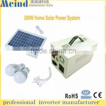 2016 New products- solar charger controller inverter 300w built in PWM controller 5A for home solar systems